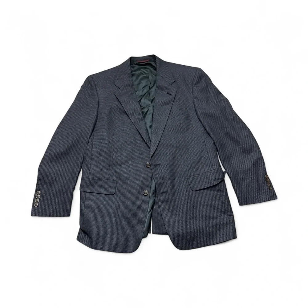 Hart Schaffner‎ Marx Blue Pattern Blazer 44